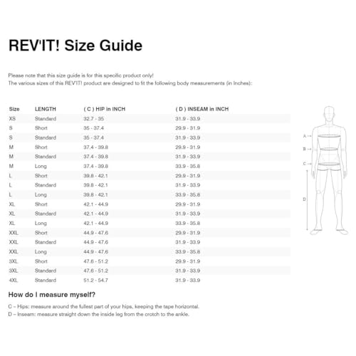 Rev'It! FPT138-1011-M Tornado 4 H2O Adventure Touring Motorcycle Pants thumb #2