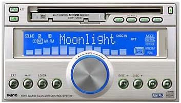 Amazon Sanyo カーオーディオ Cd Md 2dinレシーバー Cdf Md6 車 バイク 車 バイク