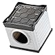 Ferplast - Hundehütte & Katzenzwinger Außenzwinger - Kaninchenhaus - Stabiler recycelter Kunststoff - PETVILLA 50, 38,5 x 43 x h 38,5 cm