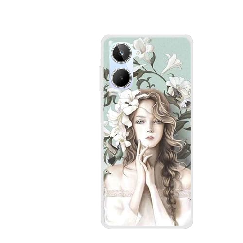 Lucyliy Realme 10 4G�P�[�X�ATPU�V���R�� Realme 10 4G�t�H���P�[�XJd-19�Ή�