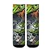 susiyo Bold Graffiti Design Hiking Socks Boy Girls - Cushioned Crew Socks for Kids Soft, Breathable & Seamless Toe for All-Day Comfort