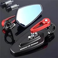 1 Paire Rétroviseurs Latéraux De Guidon De Moto Pour Suzuki GSXS 750 GSX-S 750 GSX S750 GSXS 1000 GT Rétroviseur Latéral À Rotation Arrière Rétroviseurs(NOIR