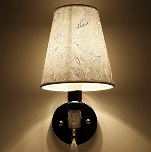 Lámpara de pared creativa chinos modernos con acabados de paño fino