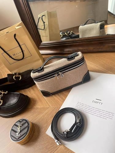 Image of Rejolly Small Crossbody Bag for Women Leather Top-Handle Pouch Purse Shoulder Handbag