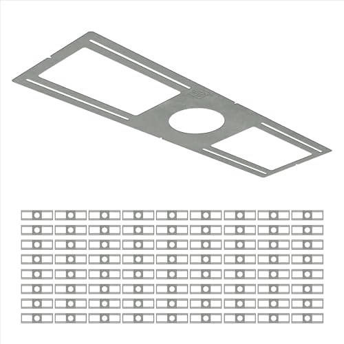 ASD 72 Pack New Construction Mounting Plate, 4 Inch Wafer Light Bracket