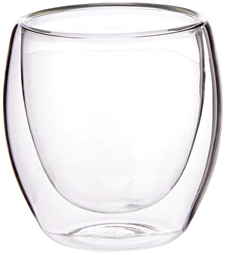 Dynasty Jogo de 2 copos parede dupla em vidro borossilicato 90ml