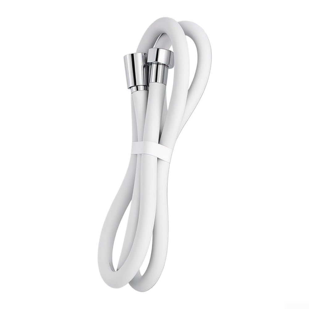 Manguera para ducha Silicona 2m G1/2 Antitorsión Alta Presión(Light Grey)