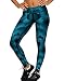 Champion Women's Absolute Legging with Smoothtec Waistband, Faded Indigo Ombre Blade Spin, Small