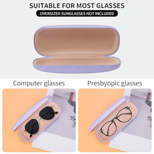 Image of PERFECTSIGHT Hard Shell Eyeglasses Case, Kawaii Protective Glasses Case for Kids, Cute Eyeglass Case for Women Men Girls