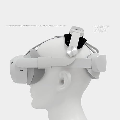 Bandeau Ajustable pour Pico 4, VR Serre-tête Ergonomique Confortable et Ajustable Kit de réduction du Poids et du Stress – vue 3