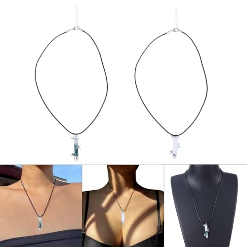 Collier segment élégant pendentif ajustable, chaîne de clavicule femme - 2