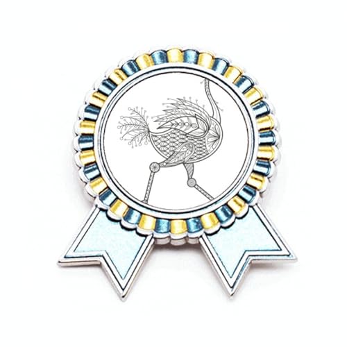 Broche oiseau en métal Art Déco une finition remarquable pour passionnés