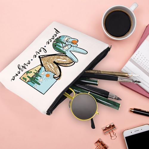 XYANFA State Makeup Bag Desert Souvenir Gift Trip Vacation Lover Travel Vacation Cosmetic Bag4