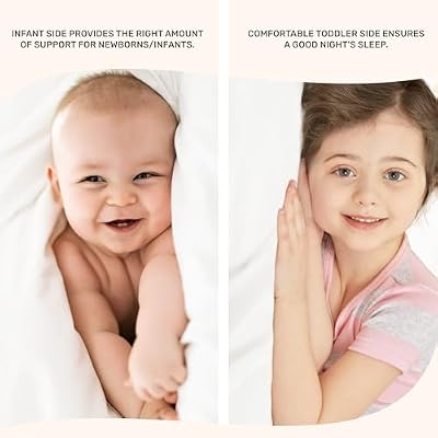 Dream On Me Twilight 80 Coil Spring Crib and Toddler Bed Mattress, Wave Pink, 5