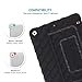 Gumdrop Hideaway Case with Kickstand for the Apple iPad 9.7 (6th and 5th Gen) Tablet for K-12 Students, Teachers and Kids - Black, Shock Absorbing, Rugged, Extreme Drop Protection