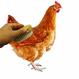 Chicken Feather Brush Extra Soft Brush for Pet Hen Chicken Care Grooming Accessories