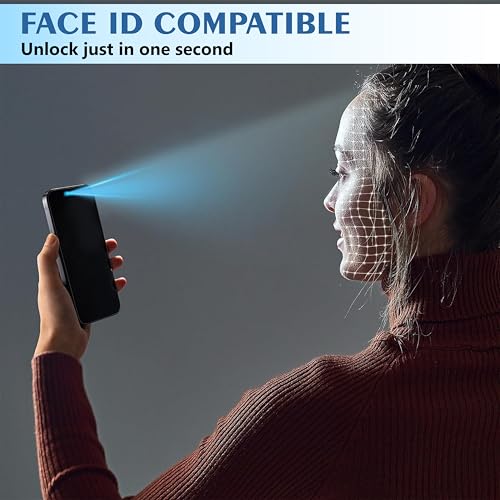 Image of CEDO Privacy Tempered Glass for iPhone 11 Pro /iPhone X /iPhone Xs | Anti-Spy Screen Protector Full HD Quality Tempered Glass Edge to Edge Coverage with Easy Installation Kit (Black)