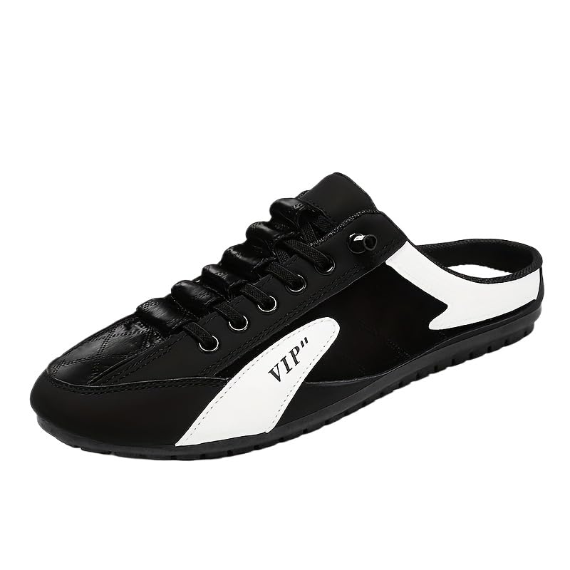 Comfortable Men's Slip-On Mules - Breathable, Lightweight, Non-Slip Casual Shoes for Everyday Wear - Soft, Airy, and Relaxing Footwear for Men