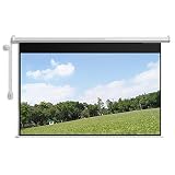 YTYZC Projection Screen 100 Inch 16:9 Matte White Electric Motorized Projector Screen with 12V Trigg