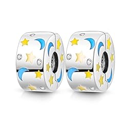 2pcs Luminous Star moon charm