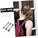 GLEAVI 3pcs Dark Strap Extender Set Elastic Face Mask Ear Rope Buckle Anti-Tightening Ear for Adults for All-Day Wear