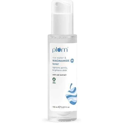 Plum Niacinamide Rice Water Face Toner 150ml