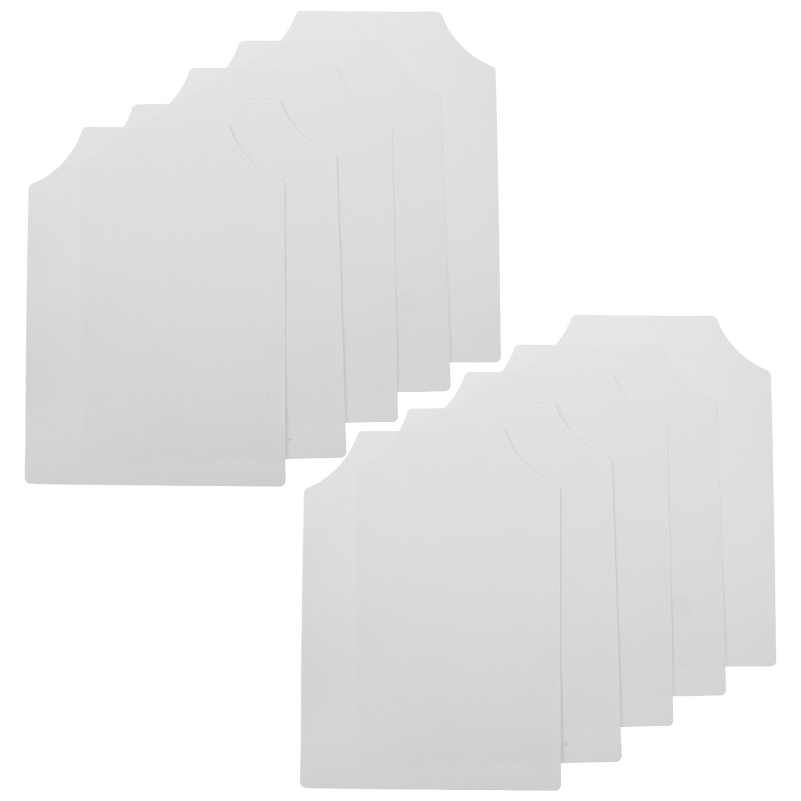Inserts en carton blanc parfaits pour organiser le dressing et emballer vos t-shirts