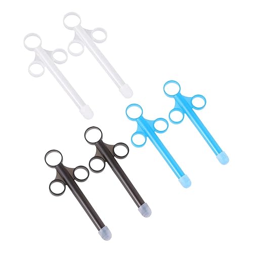 3 pares de lubricante anal para inyector, lubricante, aplicador de lubricante, jeringa lubricante