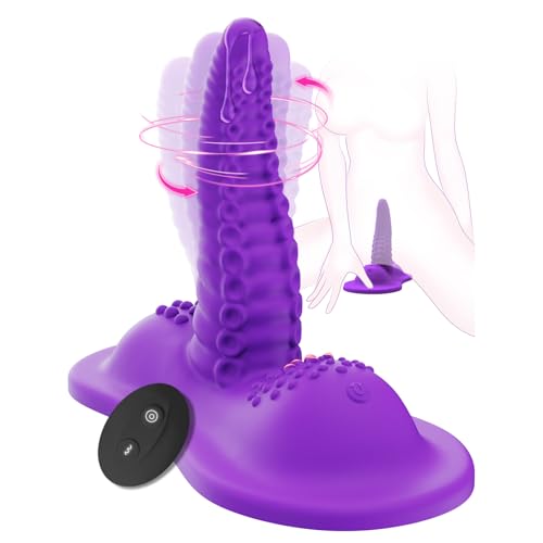 Womens Sex Toys 6.5 Insertable Monster Dildos Tentacle Vibrator - 10 Swing & Vibration Modes Adult Toys Sex Chair Machine for Triple Stimulation Remote Ride G Clit Anal Vibrators Big Thick Dildo