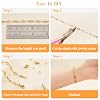 YOUBEIYEE 13 Feet Gold Plated Chain for Jewelry Making Stainless Steel Rhombic Clover Chains Bulk for Women Necklace DIY with Jewelry Accessories #5