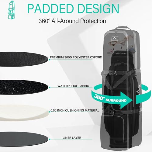 Golf Bag with Support Rod