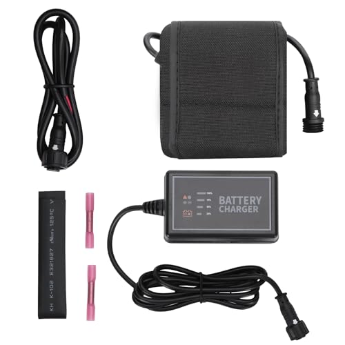 Betollo 20Ah Battery Power Kit, Portable Lithium-ion Water Resistant Battery Pack Powered with 110 Volt Charger and Device Connection Accessories (PPK-20Ah) | Kayak Fishing Accessories