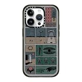 CASETiFY インパクト iPhone 14 Pro ケース [MIL規格準拠 (4x MIL-STD-810G)/2.5mからの落下試験をクリア/MagSafe に対応] - Research by Other Minerals - ブラック