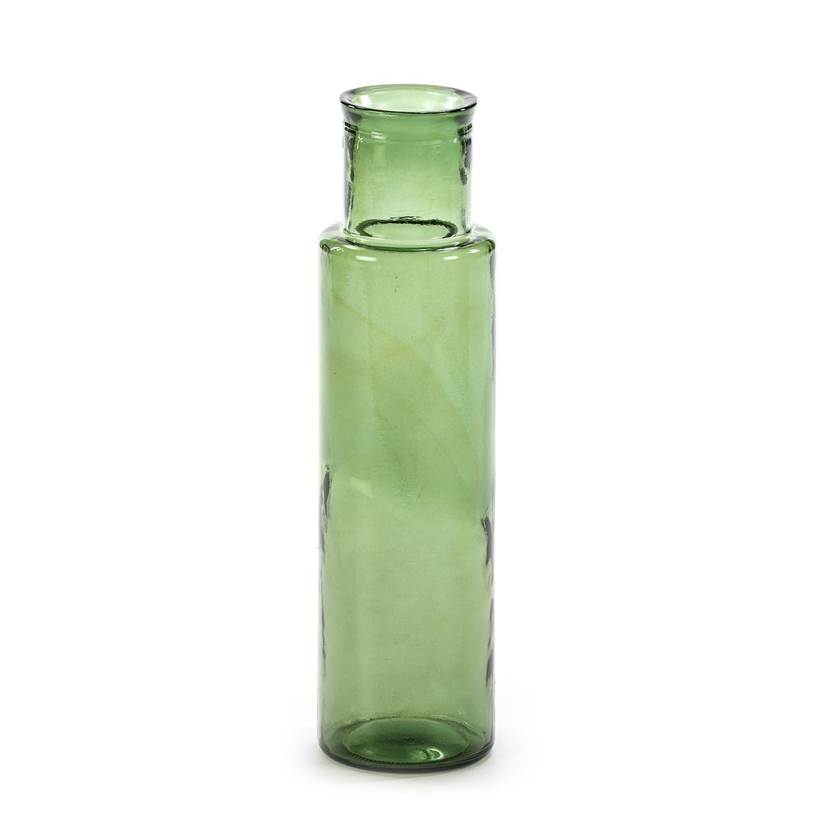 JARRON 14X14X55 CRISTAL VERDE