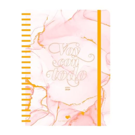 Agenda anual semanal 2025 La Vecina Rubia