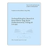  Verbundfahrplan. Bereich 6. Bonn/Rhein-Sieg-Kreis (linksrheinisch). Gültig ab 2.6.1991
