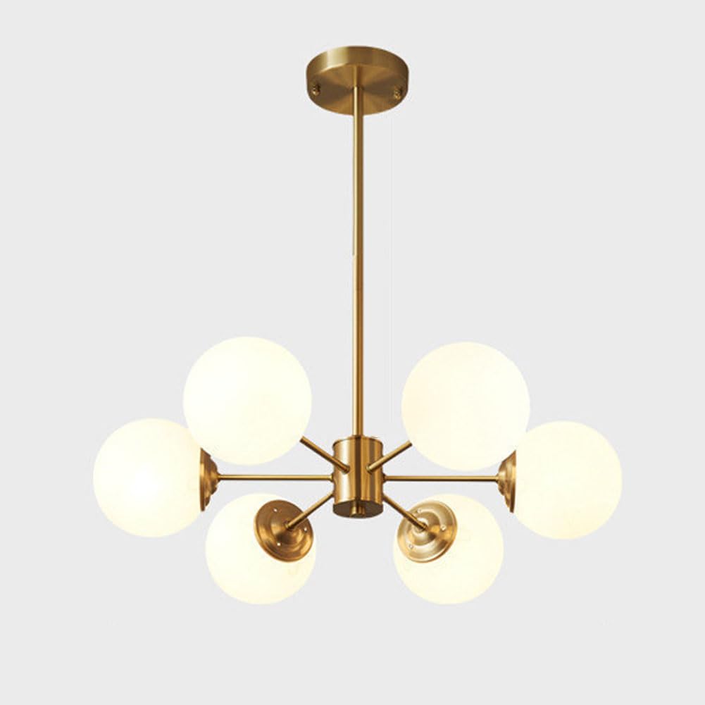 Lustre entièrement en cuivre nordique et or élégant pour sublimer votre salle à manger