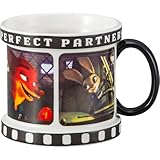 サンアート ディズニー 「 ズートピア 」 マグカップ 9×9cm 300mL シネマフィルム グッズ 雑貨 食器 誕生日プレゼント ブラック SAN4982