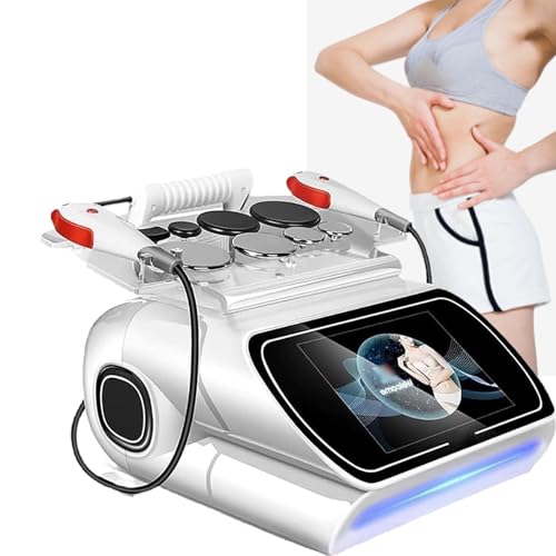 MáQuina De Adelgazamiento Corporal PortáTil Ret Cet, MáQuina Para El Cuidado De La Piel, Dispositivo De EliminacióN De Grasa Con Pantalla TáCtil Con 2 Sondas Para Fiebre Y 1 Cuchillo Para Fascia