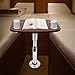 LpqOxnm Rv Table, 23.62 * 14.96 * 1.18 in 22-28 Inch Height Adjustable Marine Tables Freestanding Caravan Desk Wood Marine Tables with 4 Cup Holders for Rv Commercial Vehicles Hostel Cars Sea Boats