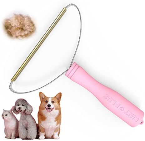 (Girl-Pink) Uptoroot Cleaner Pro Pet Hair Remover,Special Dog Hair Remover Multi Fabric Edge and Carpet Scraper by LINTPLUS,Easy LINTPLUS Remover for Couch,Pet Towers & Rugs-Gets Every Hair!