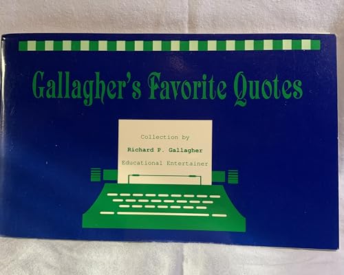 Gallaghers Favorite Quotes B009AH6C7Y Book Cover