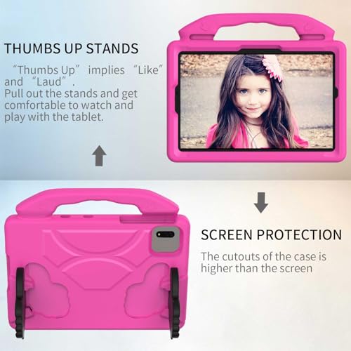Coque Galaxy Tab S10 FE antichoc en mousse EVA avec poignée support - 4