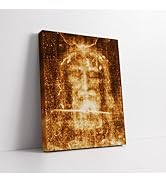 Poster Master Shroud of Turin Canvas - Retro Face of Jesus Print - Jesus Christ Art - Gift for Me...