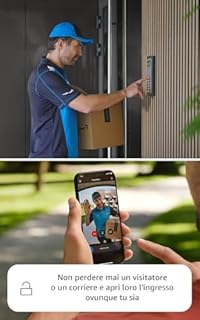 Ring Intercom Video (versione 2025, ultimo modello) | Rendi il tuo citofono più intelligente | Video in streaming, chiavi virtuali e accesso remoto | Configurazione fai-da-te