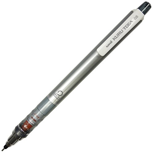 Uni Kuru toga Mechanical Pencil 0.5mm Silver