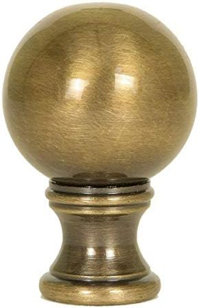 Antique Brass Sphere Finial