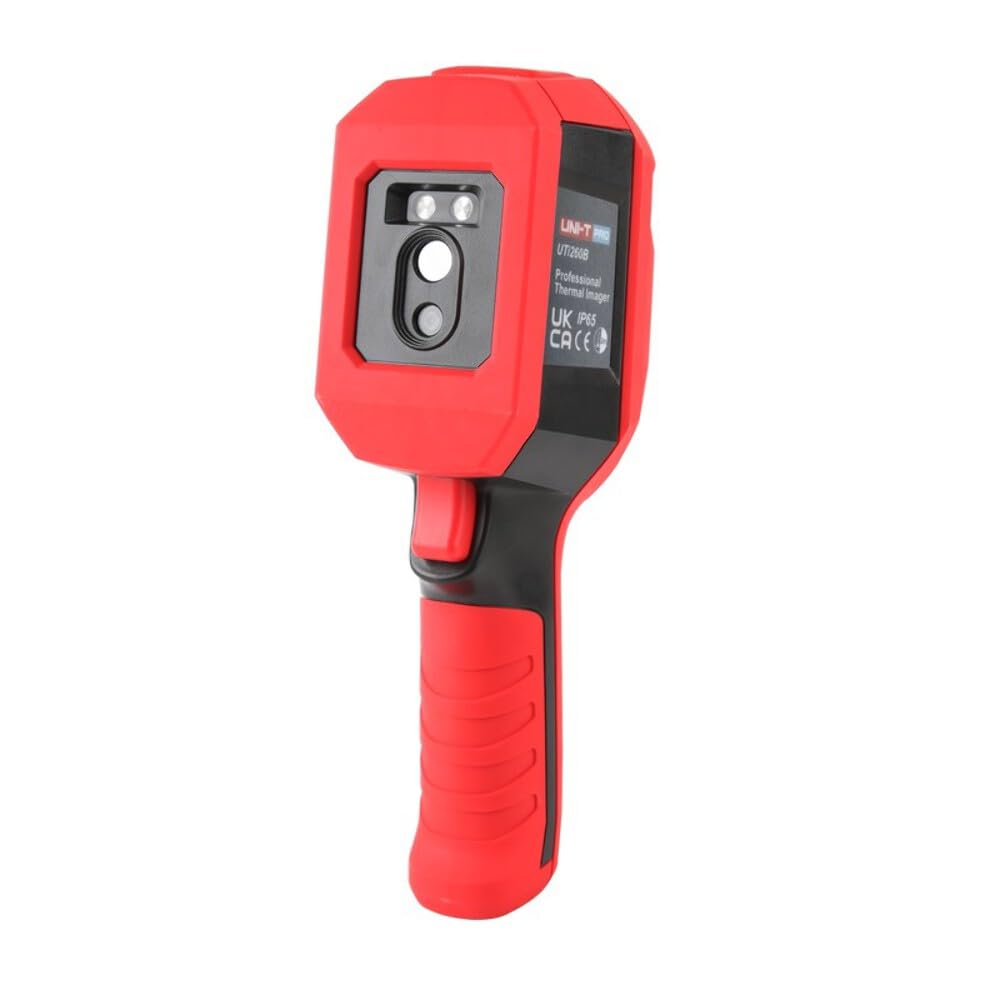 UNI-T UTi260B Appareil photo thermique 49152 pixels 256 x 192 IR Résolution portable infrarouge IP65 2 mètres Drop Durability Rechargeable