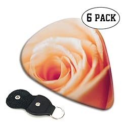 Lot de 6 médiators vintage imprimés roses pour guitare acoustique et électrique avec boîte de rangement - Les Beatles, Paul McCartney, John Lennon, RIngo Starr, George Harrison Lot de 6 médiators vintage imprimés roses pour guitare acoustique et électrique avec boîte de rangement – Image 2