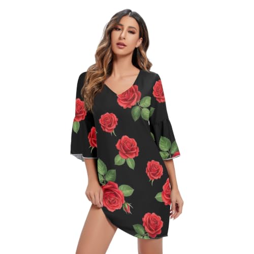 Robe de cocktail col en V l'éclat d'une silhouette sublimée aux tons de la nature